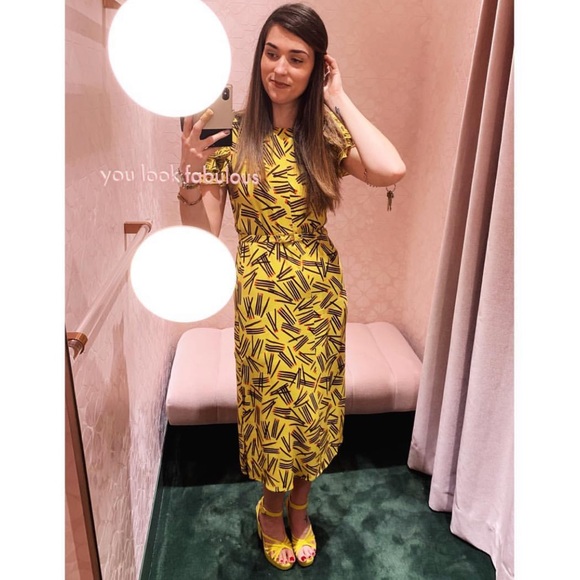 kate spade Dresses & Skirts - Kate Spade Matchstick Midi Dress. Sz 6, belted.